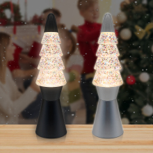 Christmas Tree Glitter Lamp: Festive Desktop Decoration and Night Light