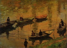 Masterpiece Reproduction --Boats on The Sea