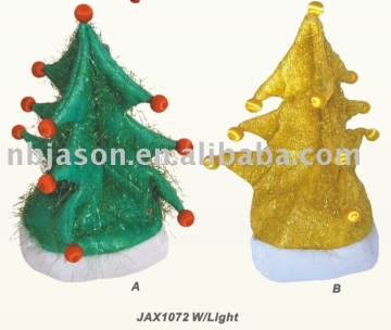 Tree flashing hat / Christmas Xmas hat with light / Christmas Xmas hat