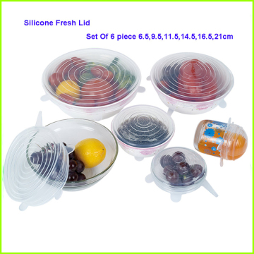 Best Selling Products 8 Packs Silicone Stretch Lids