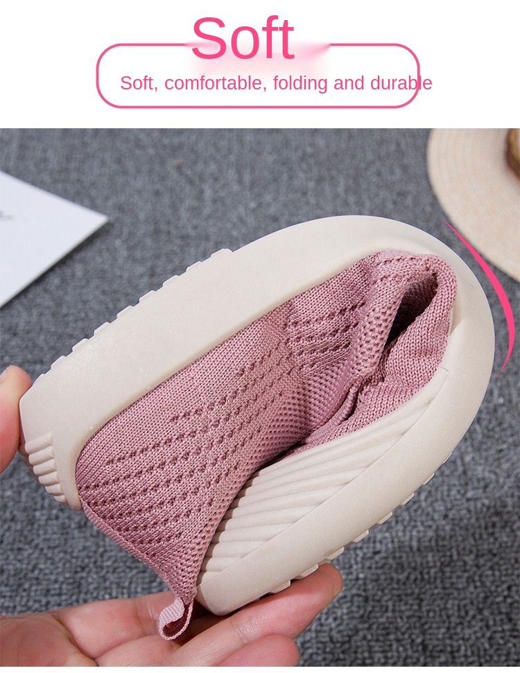 36-40 yards Wholesale slip-on casual Shoes Flying woven breathable cloth shoes mesh light soft sneakers Walking shoes for women