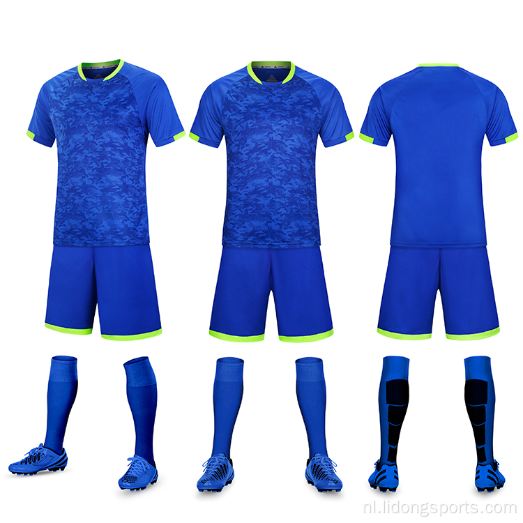 Sublimatie voetbaljerseys zetten voetbaloverhemden voor team