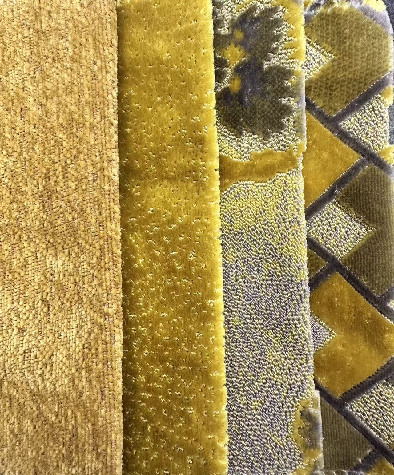 sametová potahová látka velvet upholstery fabric