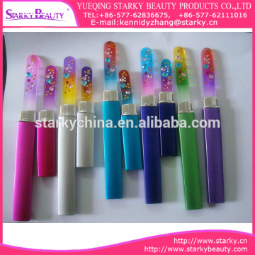 personalized wholesale glass nail files gift glass nail files flower glass nail file