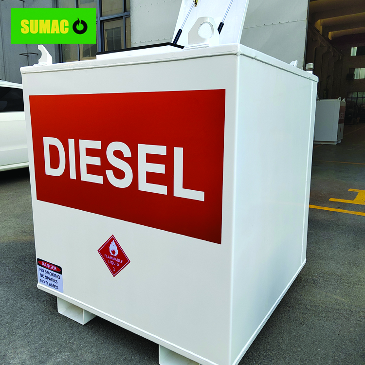 Double walled fuel tank steel bunded diesel tank