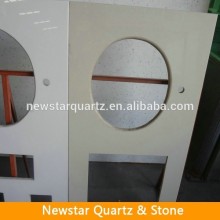 Newstar Pure White nano glass countertop