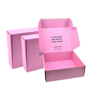 Beauty Products Corrugated Board CMYK Printed Mailer Box