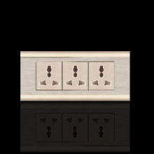 three double multi socket