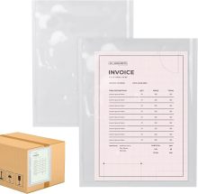 Custom Clear 2 Mil Polyethylene Packing List Envelopes with Self-Adhesive