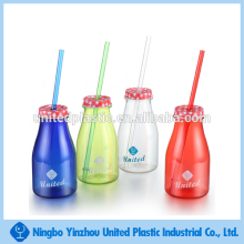 600ml plastic milk bottle drinking jar
