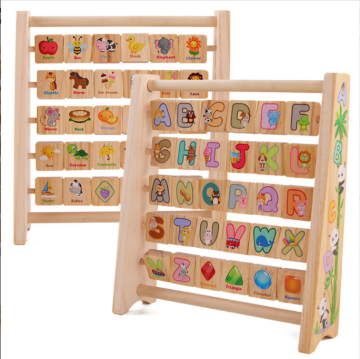 Wooden Alphabet Learning Toy for Preschoolers: An Educational Frame