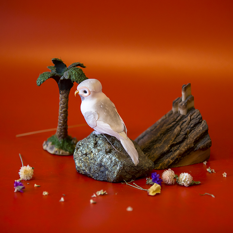 Origami-decoratie voor vogels