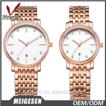 New arrival women design high quality rose gold ladies watches