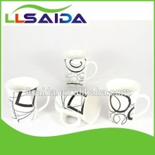 Funny ceramic mug cup with high quality llsaida promotional ceramic mug cup