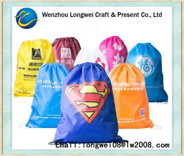 designer shopping bag/drawstring backpack shopping bag/standard size shopping bag