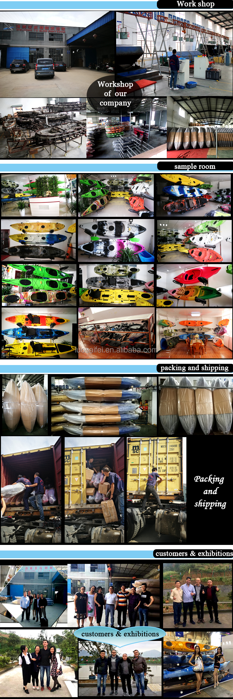 Factory Cheap Plastic canoe kayak