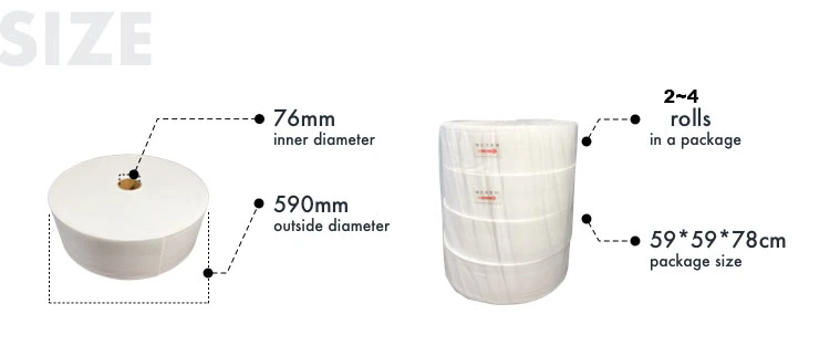 Eco-Friendly Adjustable White Color Material Flat Disposable Elastic Non Woven Earloops 20mm Nonwoven Earloop