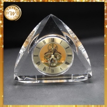 High quality new products crystal clock decorations