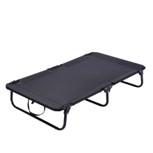 Washable Durable Foldable Metal Frame Raised Elevated Pet Dog Bed for Outdoor Camping