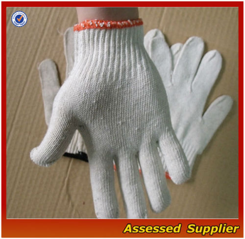 C-020 Heavyweight 100% Cotton String Knit Gloves/Cotton knitted gloves/knitted cotton gloves/knitted working cotton gloves/glove