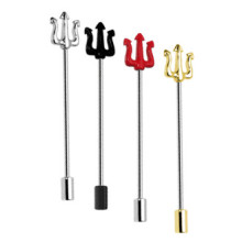 316L Industrial Piercing Barbell Pitchfork Trident