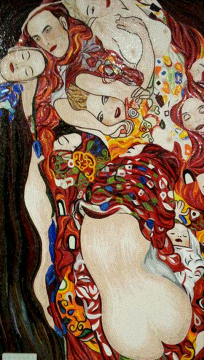 hand cut glass mosaic mural tiles