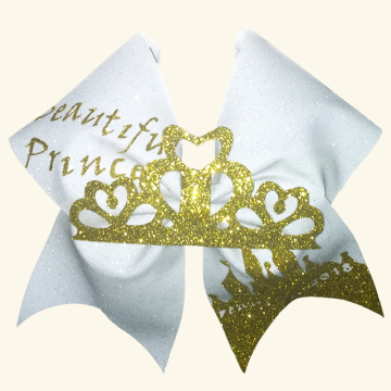 Glitter การแข่งขัน Cheer Bows