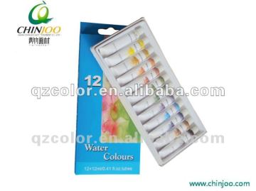 12 Colors 12ml Students' Water Paint Set