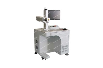 Ipg / raycus 50w laser engraving machine for metal deep engraving