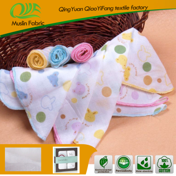 100 cotton customized wholesale infant muslin cloth