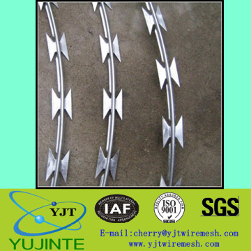 hot sales!! razor barbed wire barbed iron wire export standard raozr barbed wire
