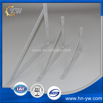 Powder coating triangular shelf bracket