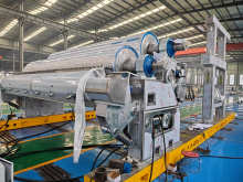 Coated white board paper machine