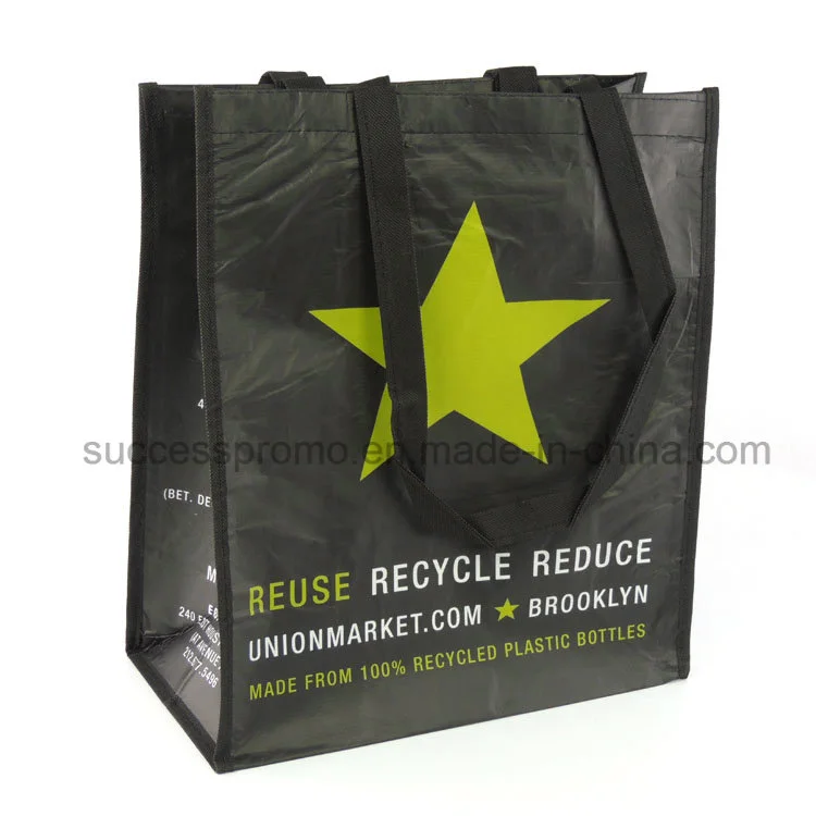 Custom RPET Shopping Bag with Full Colors Printing