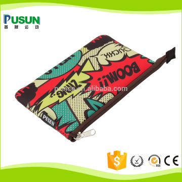 Cool black fashion fancy latest canvas pencil bag