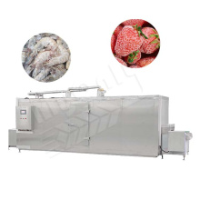 Durian and Seafood Quick Freeze Tunnel Machine for Shrimp and Burger