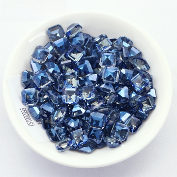 Natural Blue Iolite Gemstones Blue Square Cut Crystal