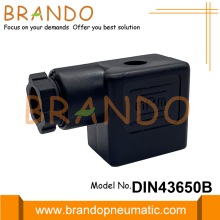 DIN43650B Solenoid Valve Coil Connector DIN 43650 B