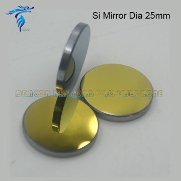 Si Laser mirror Co2 Reflector mirror 25mm dia for laser cutting and engraving machine
