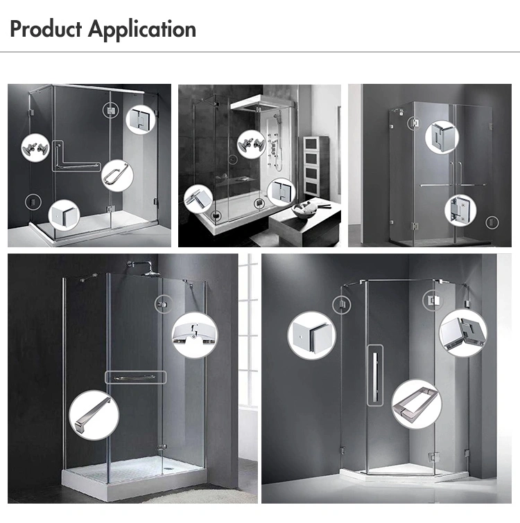 Frameless Shower Cabinet Sr-018 Glass to Glass Fitting Sk-021