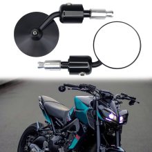Universal Fit 7/8 Handle Bar End Mirrors for Modified Motorcycles