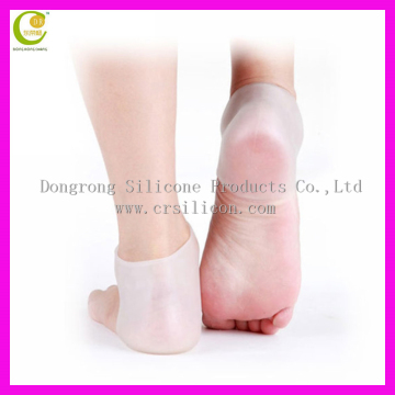 Breathable soft silicone moisturizing cracked cushion heel socks
