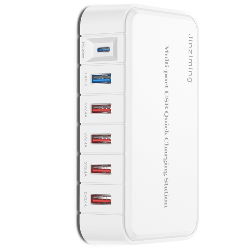 Chargeur 6-Ports PD20w pour iPhone 12 Chargeur Voyage