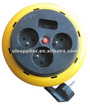 S30530 French 4 outlet cable reel