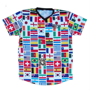 Custom Polyester Material Soccer Jersey With Your Design