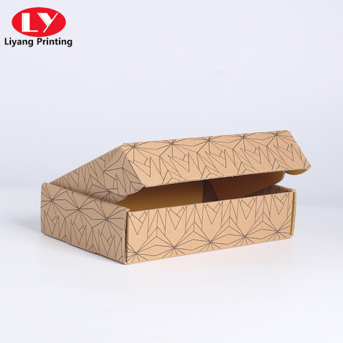 Caja de envío corrugado con flauta E de logística express box