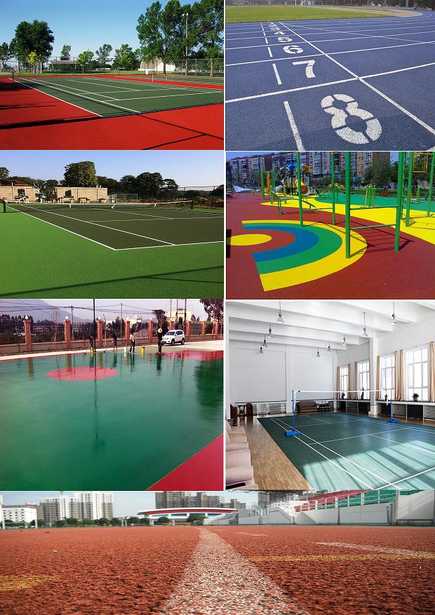 Colored Rubber Granules for Indoor Outdoor Sports Surfaces