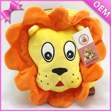 35cm Lion Shaped Cute Animal Backpack, Plush Animal Backpacks, Animal Shaped Backpacks