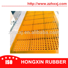 Flip-flow polyurethane and pu screen mats