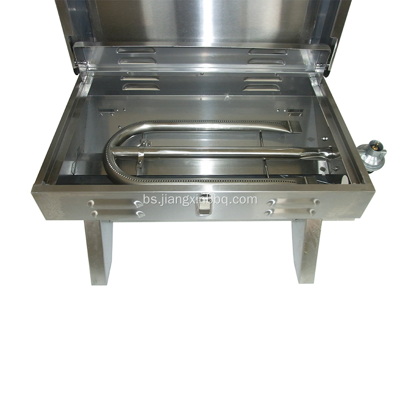 Prijenosni plinski roštilj od nehrđajućeg čelika